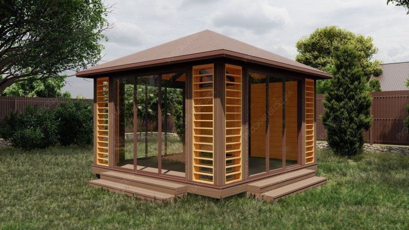 Закрытая беседка Гринхаус