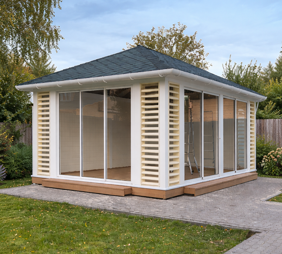 Закрытая беседка Балтика 4х6