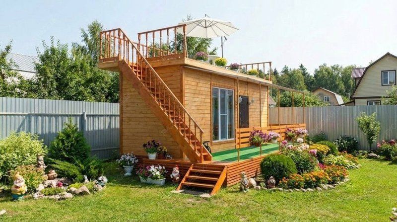 Двухэтажная беседка Активити