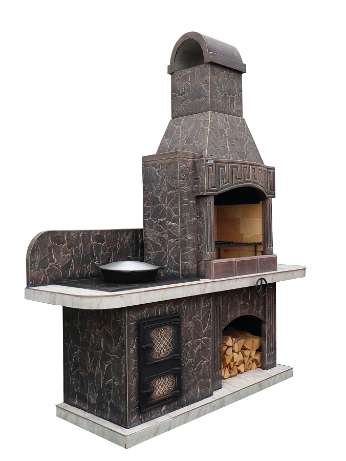 Печь № 15 — Барбекю с печью под казан