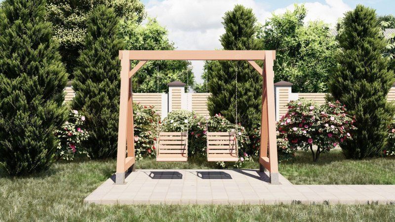 Садовые качели Клусово