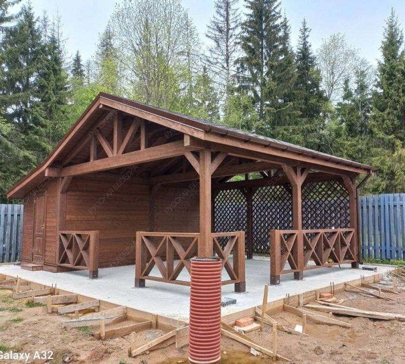 Летняя кухня ЭТНИКА с барбекю