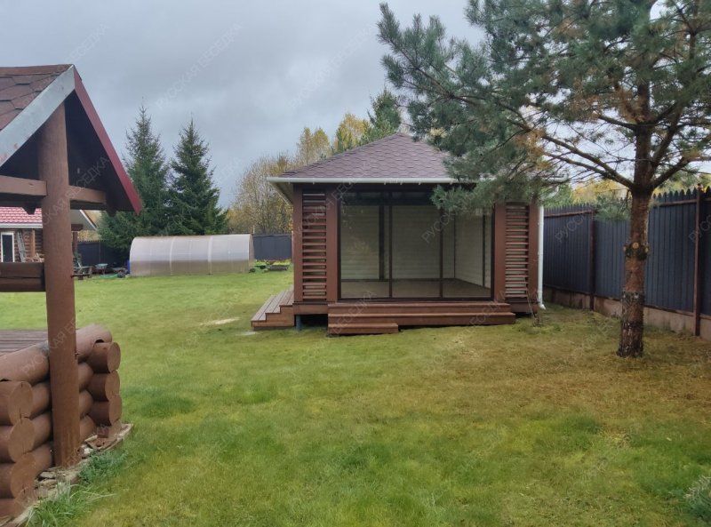 Закрытая беседка Балтика 4,5х6