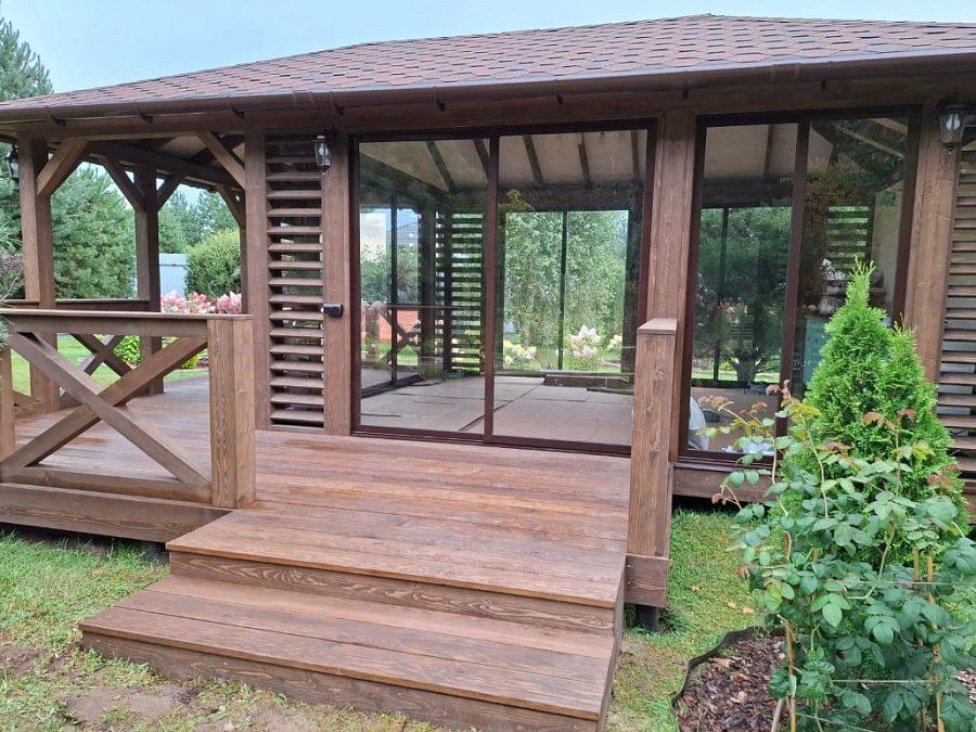 Застекленная беседка КАННА