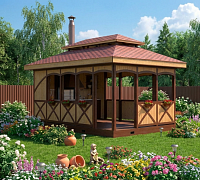 Прямоугольная беседка Майкоп