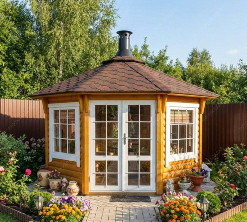 Гриль беседка Пряник