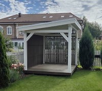 Прямоугольная беседка ФЛОА