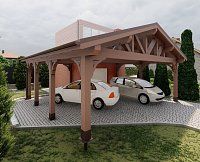 Навес для машин ВУДЛЕНД