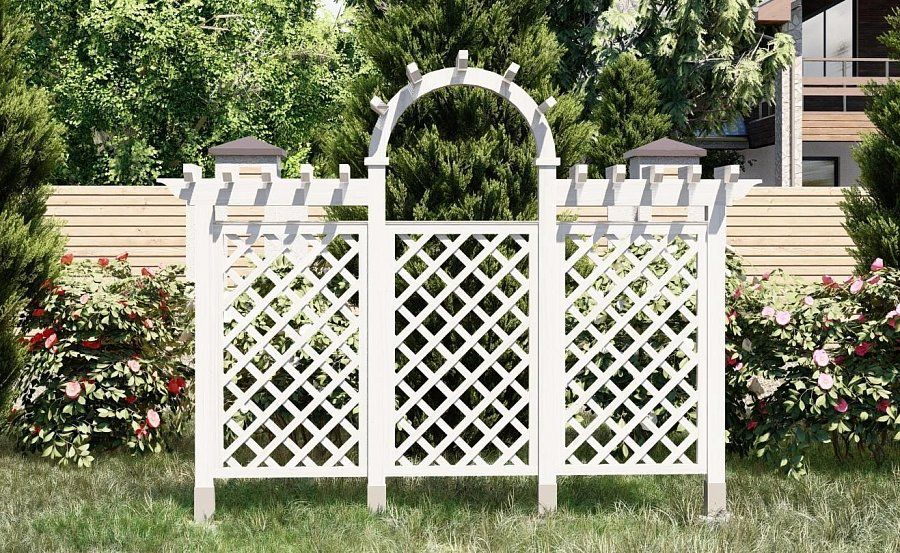 Деревянная шпалера Степановское